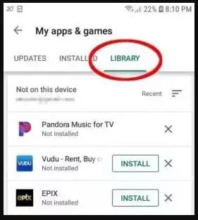 Seeing Recently Deleted Apps Through The Google Play Store 3