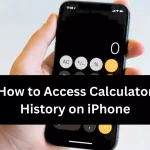 Calculator History on iPhone
