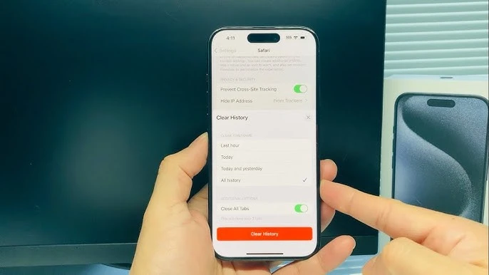 Clearing Safari Cache