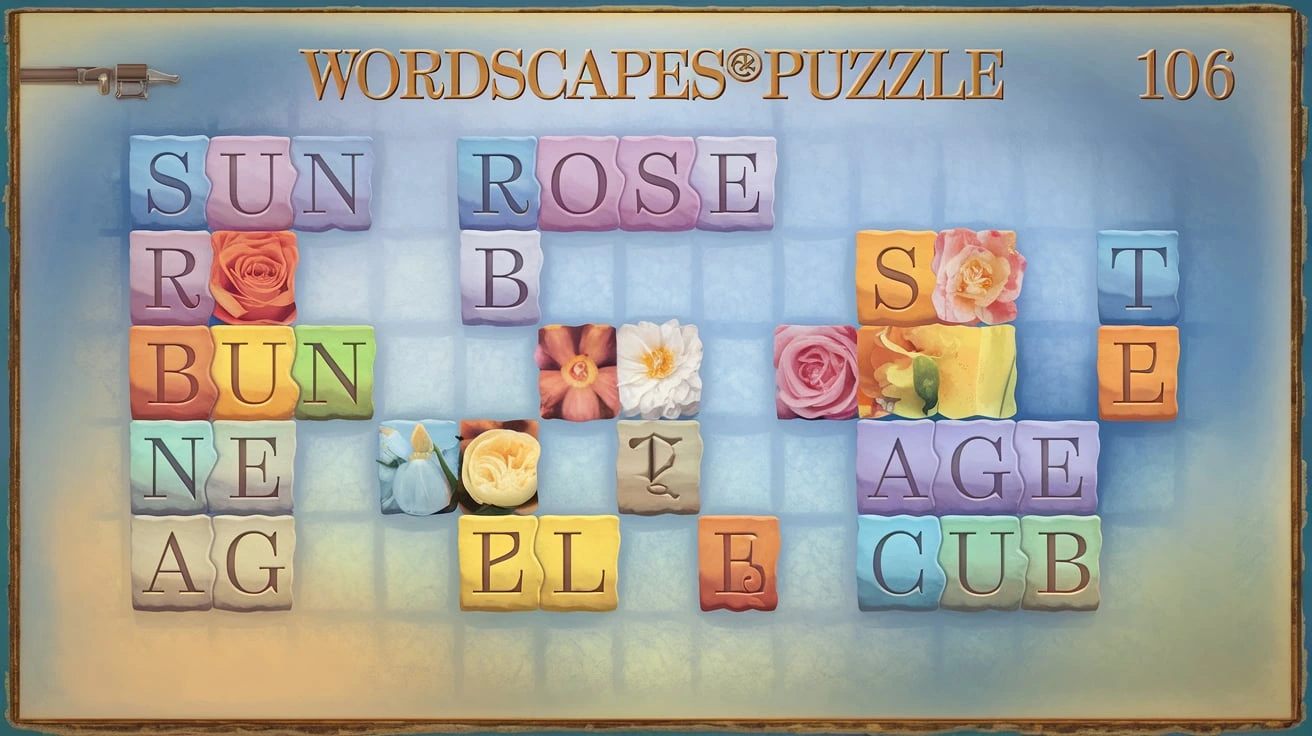 Wordscapes Puzzle 106